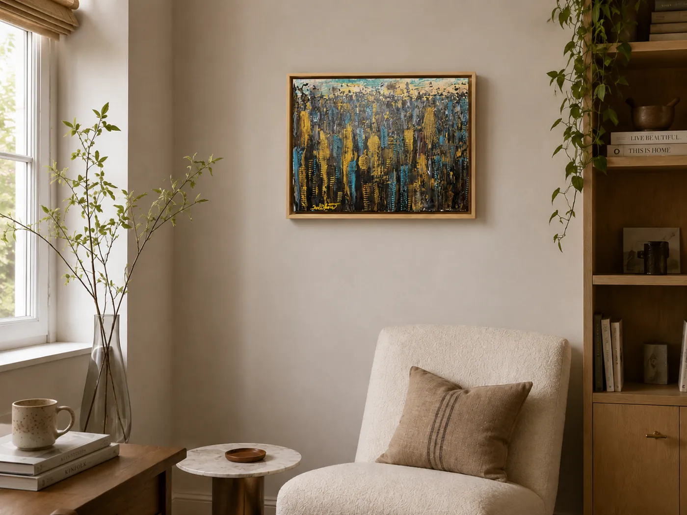 Rhytm of city life — interior visualisation