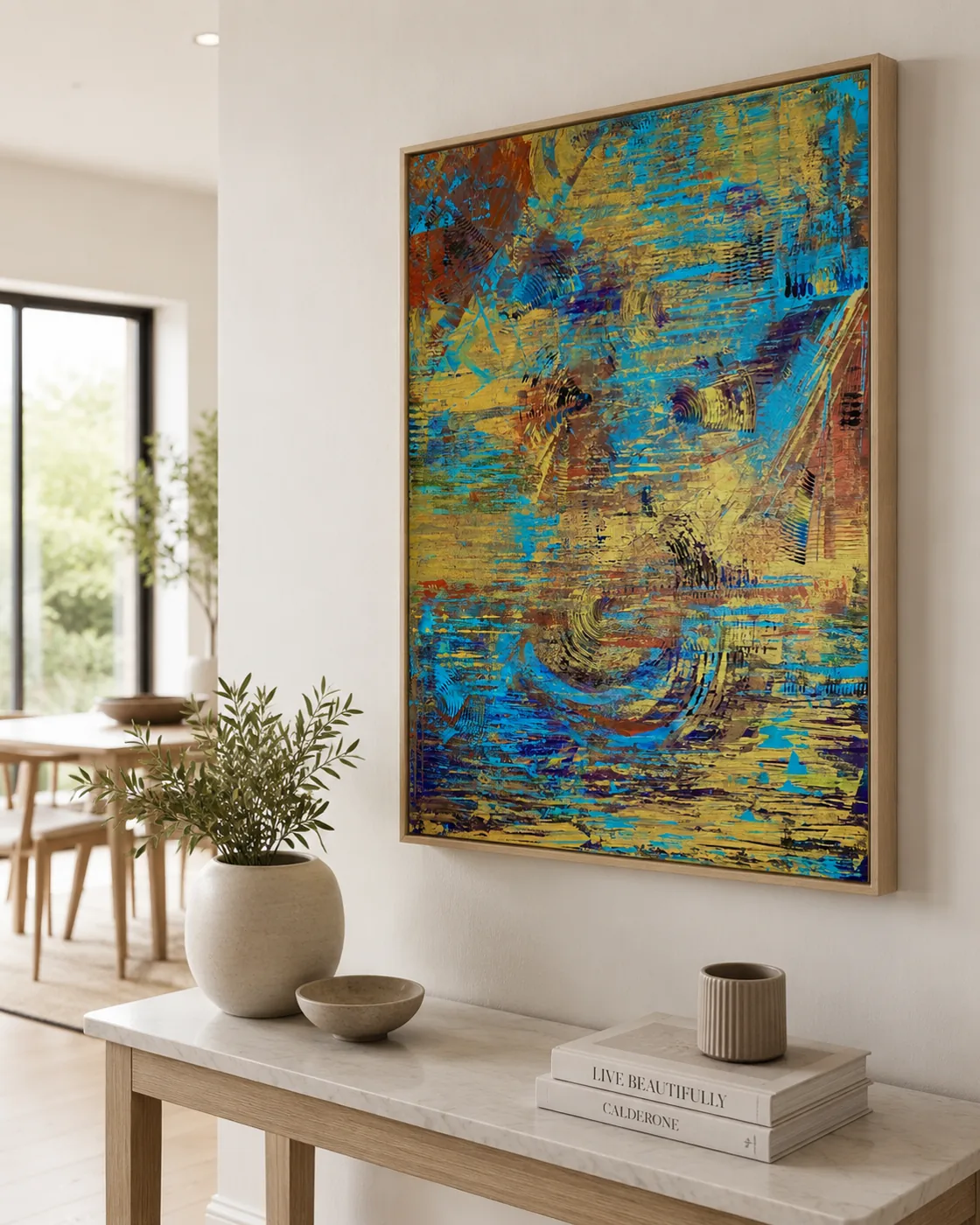 Signal from galaxy — interior visualisation