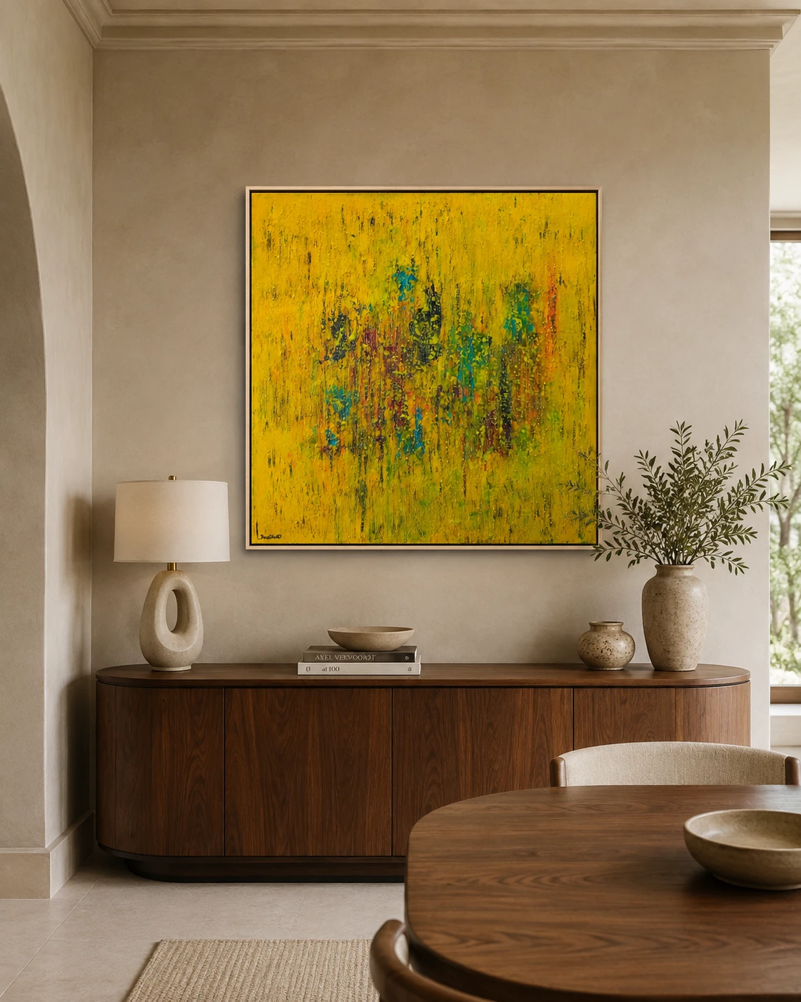 SUNNY RAIN in a room — interior visualisation